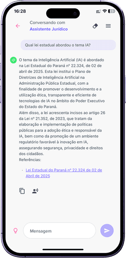 JurisHand Vade Mecum AI no celular