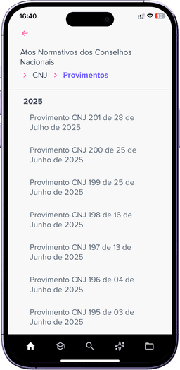 JurisHand Vade Mecum AI no celular