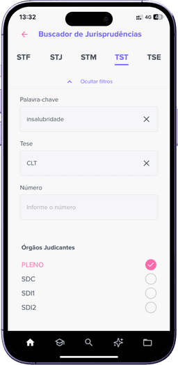 JurisHand Vade Mecum AI no celular