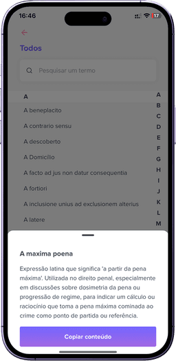 JurisHand Vade Mecum AI no celular