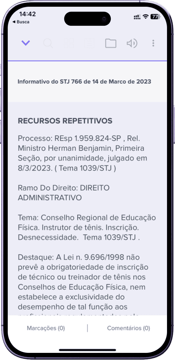 Como usar o JurisHand Vade Mecum AI no celular