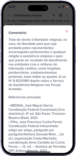 JurisHand Vade Mecum AI no celular