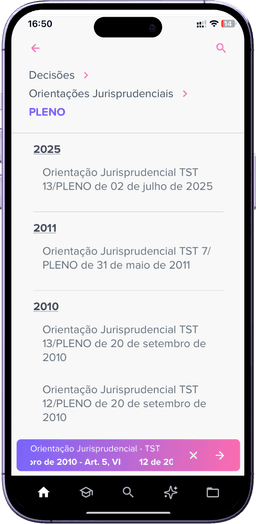 JurisHand Vade Mecum AI no celular